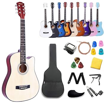 Amazon | Aryari アコースティックギター 初心者セット アコギ38